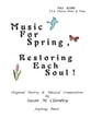 Music For Spring, Restoring Each Soul SSA choral sheet music cover